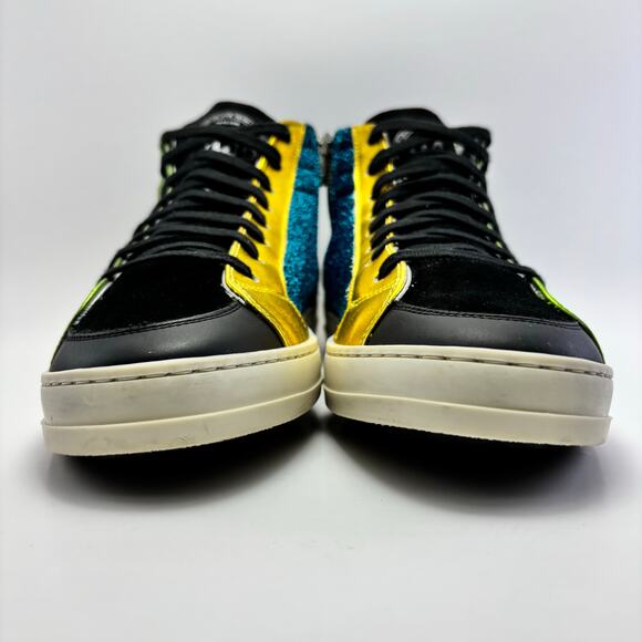P448 “Jake Lima” High top Sneaker with Glitter Shoes Mens Size 38 (US 5.5) main image 9